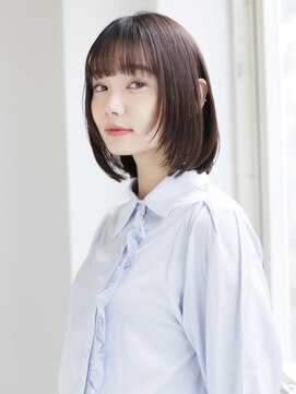 ウル 表参道(HOULe) 【中野葵穂】顔周りレイヤー ボブ 透明感カラー 髪質改善