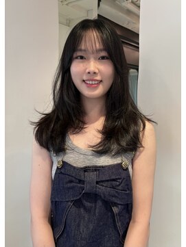 シータ(sheta) 【表参道sheta小林】ミディアムヘアバタフライカット前髪あり