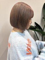 ルネ 北千住(Renee)&nbsp;ボブ/切りっぱなし/ミルクティーベージュ/ダブルカラー/北千住
