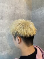 ブレイブ ヘアデザイン(BRaeVE hair design)&nbsp;メンズ金髪ショートスタイル