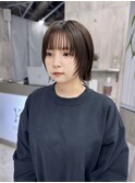 レイヤーボブ☆オリーブブラウン☆