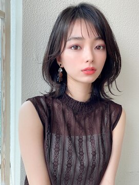 アフロート エル 錦糸町(AFLOAT L) 【20代30代】クラゲヘアーレイヤーボブ/黒髪/暗髪/小顔レイヤー