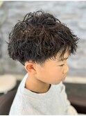 宇都宮メンズカットメンズパーマmen's波巻きパーマツイスパ眉毛