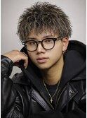 MEN’S HAIR/サーフカール/刈り上げセンターパート