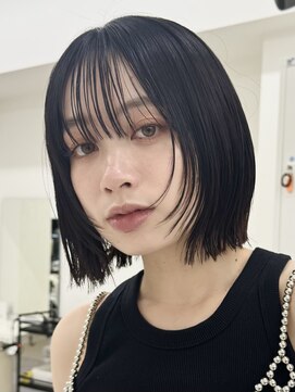 アイトーキョーエス 渋谷(AI TOKYO S) レイヤーボブ/オリーブベージュ/結べるボブ