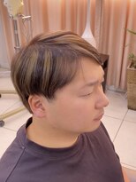 スタイルクリエイター 牛久店(Style Creator) メンズハーフハイライト ホワイトベージュ