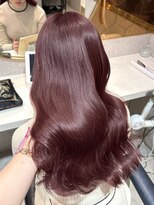 ルームバイシー 新宿(Loom. by Sea) *レイヤーカット×ワインレッド【新宿/韓国ヘア/小顔ヘア】