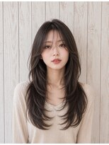 アース 土気あすみが丘店(HAIR&MAKE EARTH)&nbsp;ロングレイヤーカット
