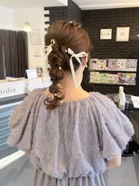 ヘアーアンドカラー ルジャルダン 葛西店(le jardin)&nbsp;お呼ばれヘア・編み下ろしアレンジ♪