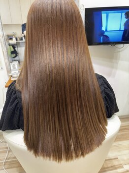ラヴィヘアスペース(La Vie hair space)の写真/8種類の美髪成分が含まれた髪質改善カラーが大好評★ダメージを最小限に抑え、ツヤのある髪に仕上げます!