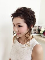ヘアーセットサロン ピンキー(Hairset Salon Pinky)&nbsp;Pinky☆編み込みアレンジナチュラルアップ