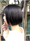 ミニボブ×ダークグレージュ【Timere神戸三宮】