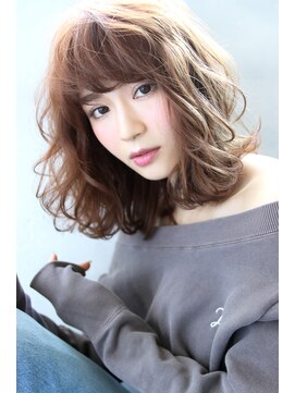 ブラン 広島本通(Blanc) 【Blanc広島】ラフウェーブ/色っぽウェーブミディ