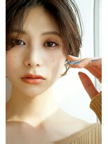 エインアンリー 表参道(AIN.ANLY.)&nbsp;大人かわいい小顔カット☆クールショート☆ピンクベージュ