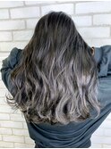 オリーブグレージュ エアリーグラデーション♪