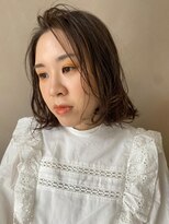 トゥルー 渋谷(TRUE)&nbsp;ショートパーマ/エアリーミディ/フレンチガーリー/くすみカラー