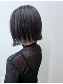 切りっぱなしボブ × 地毛風暗髪