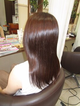 コアフィールフィス(COIFFURE fils) 《見附　今町》透け感　アッシュラベンダー　艶ロング