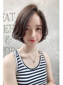 大人かわいいミニマムボブ♪藤沢