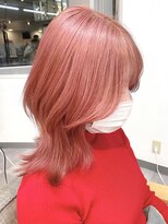 ミョンシル&nbsp;艶髪コーラルピンク！