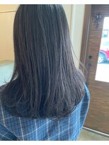 ビスクヘアデザイン(bisq hair design)&nbsp;sheer gray × long style