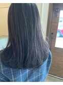sheer gray × long style