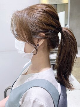 アイティー バイ アルバム 中野店(IT by ALBUM) サイドバング_ショコラベージュボブルフベビーバング_ba341701