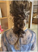 結婚式ヘアセット