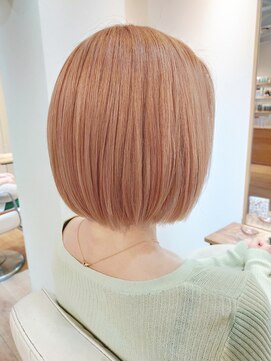 ネウィ 京橋(newi) 【uta*_girls】　satoko　ダブルカラー×ぱっつんボブ×イルミナ