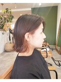 イヤリングカラー×アッシュベージュ