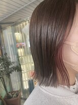 モア 下通店(MORE)&nbsp;『ぱつっとボブ』＋『インナーカラー』