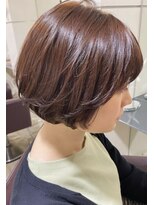 リシェス(RICHESSE)&nbsp;冬の明るめオーガニックカラーボブ【吉祥寺リシェス】