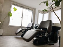 グランツ(hair design Granz)の雰囲気（腰や首に負担が少ないYUMEシャンプー台での癒しスペース♪）