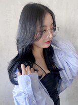 アイティーバイアルバム 下北沢店(IT by ALBUM)&nbsp;韓国ヘア_チェリーブラウンフェミニンロングダークアッシュ_9224