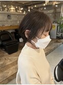 白髪ぼかし対応丸みショート