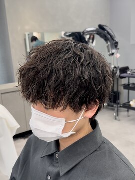 オーバルバイアピッシュ(OVARL by apish) パーマ復活カット/波巻き/ツイストパーマメンズ/こなれヘア