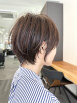 ビューエヒメ(VIEW EHIME)&nbsp;大人ラフウェーブ20代30代40代ボブブラウンスウィングショート