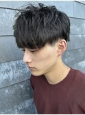 メンズマッシュパーマ波巻スパイラルパーマニュアンスパーマ