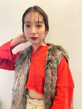 バサ 花小金井店(BASSA) くびレイヤーエモージュ前髪薄めバング小顔カット大人ガーリー