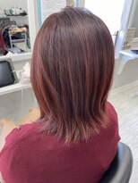 ヘアアンドメイク サファイア 豊橋店(ヘア&メイク SAPPHIRE)&nbsp;#赤#赤#赤#レッド#グラデーション