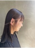 ストレートヘア