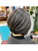 脱白髪染め