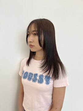 ビーヒアナウ N゜03 金沢駅西店(BE HERE NOW) 【韓国ヘア/レイヤーカット/縮毛矯正/ロング】