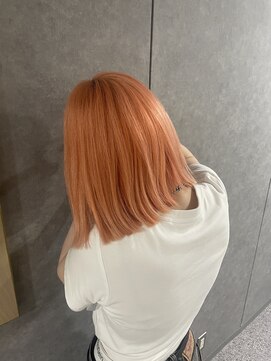 ヘアーワークス ヘルム 渋谷店(HAIR WORKS HELM) 【HELM渋谷】オレンジカラー