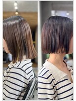 アメイズトーキョー 札幌大通(Amaz! tokyo)&nbsp;前髪イメチェンこなれミディ//縮毛矯正/髪質改善/ツヤ髪/くせ毛/