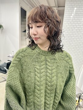 ソーンズ ヨイク(thorns YOIKU) ミディアムウルフパーマ