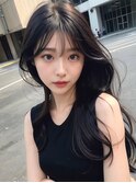 美髪韓国くびれヘア