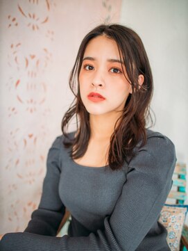 リュープリエ 笹塚(Lieu plie) ゆるふわ巻き×ブラウンベージュ