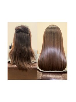 ハイクオリティ×高技術で理想のストレートを叶えてくれる♪忙しい朝のセットも時短で簡単！