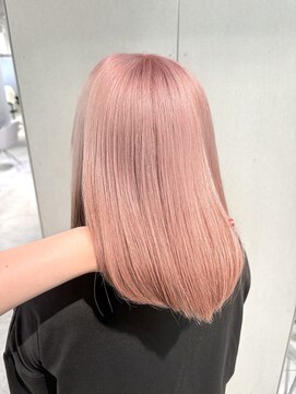 ジェム(GEM) 【暖音】淡めピンクカラーでふんわり可愛いスタイル♪